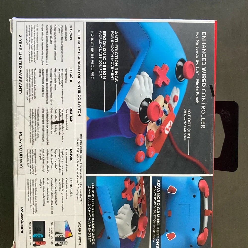 Nintendo switch Mario Wired Controller